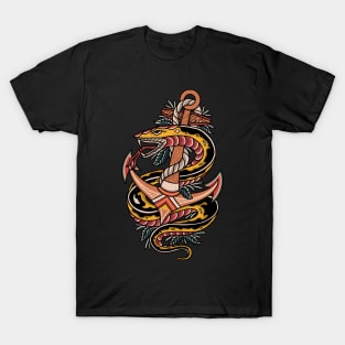 Snake and anchor T-Shirt